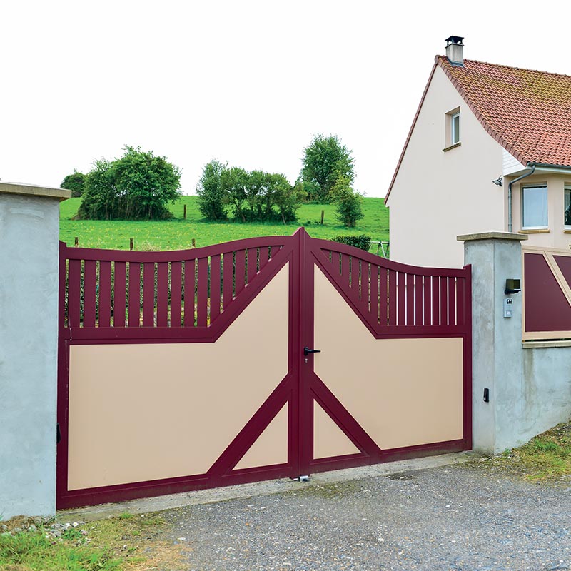Portails aluminium traditionnels — Clôtures Caudevel