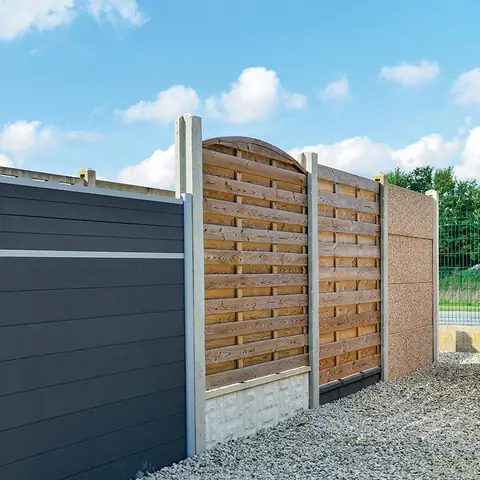 Clôture en bois — réalisation Clôtures Caudevel