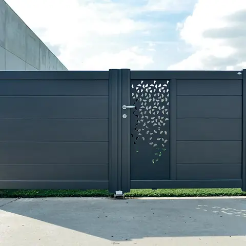 Portail ou portillon — réalisation Clôtures Caudevel