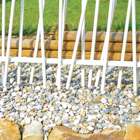 Clôture barreaudée design — réalisation Clôtures Caudevel