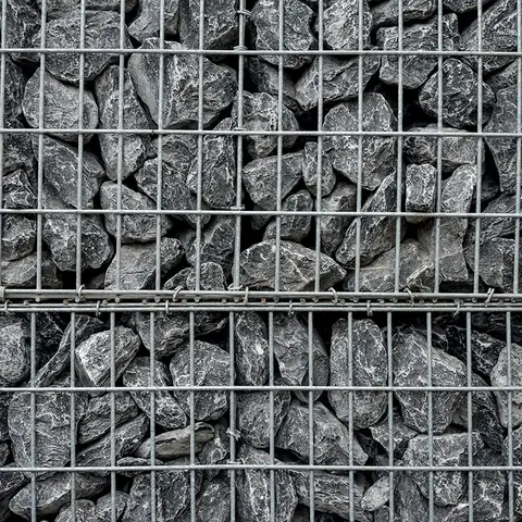 Gabions décoratifs — réalisation Clôtures Caudevel