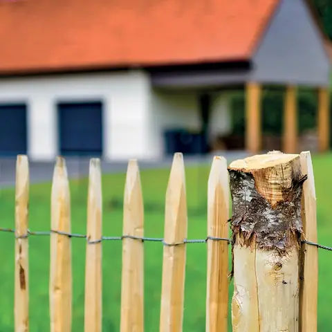 Clôture en bois — réalisation Clôtures Caudevel