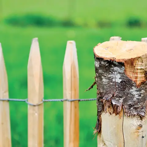 Clôture en bois — réalisation Clôtures Caudevel