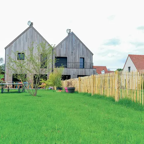 Clôture en bois — réalisation Clôtures Caudevel