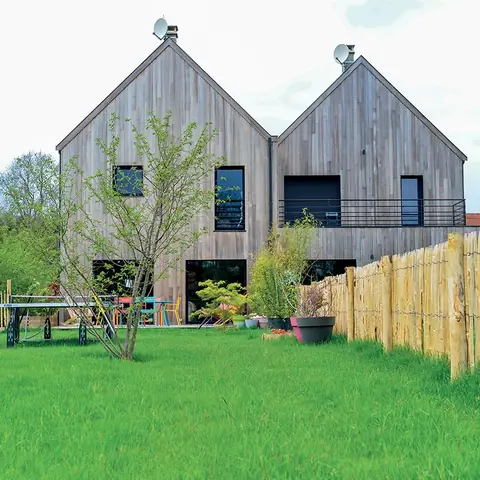Clôture en bois — réalisation Clôtures Caudevel