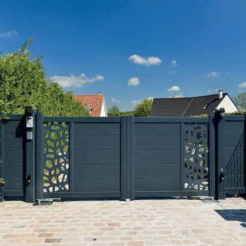 Portail ou portillon — réalisation Clôtures Caudevel
