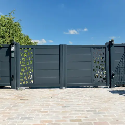 Portail ou portillon — réalisation Clôtures Caudevel