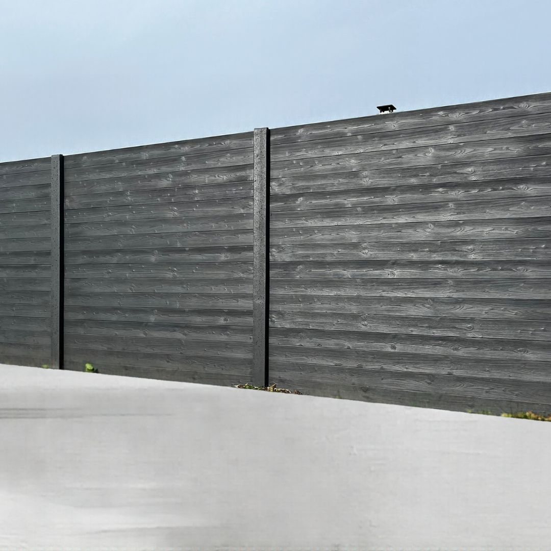Plaque béton imitation planche — Clôtures Caudevel